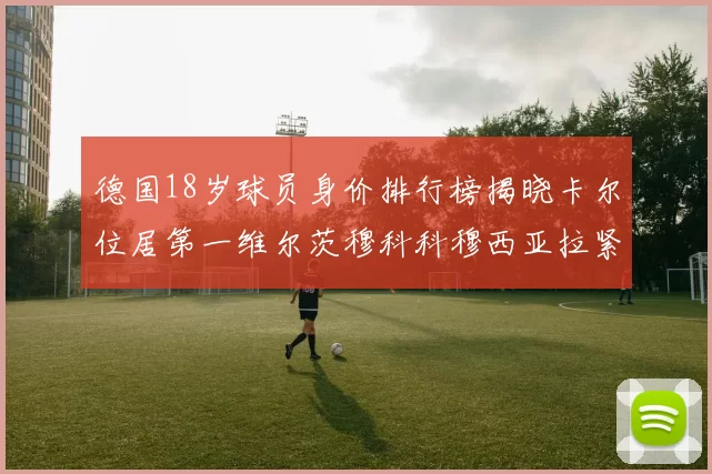 德国18岁球员身价排行榜揭晓卡尔位居第一维尔茨穆科科穆西亚拉紧随其后